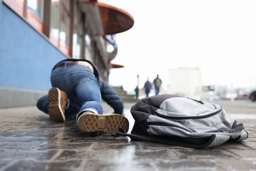 Photo of slip and fall