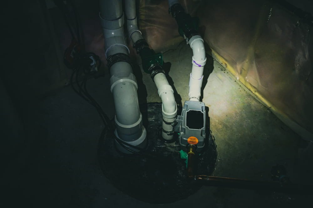 Sistema de drenaje y bomba de sumidero en un hogar de Florida relacionado con reclamos por respaldo de alcantarillado