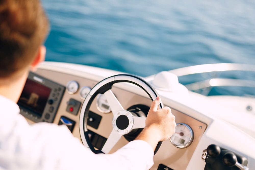 Boat operator navigating a vessel before a Florida boating under the influence accident